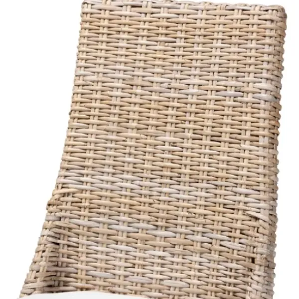 Dining Chairs-Kirkland's Home Natural Rattan High Back Dining Chairs, Set Of 2 Brown