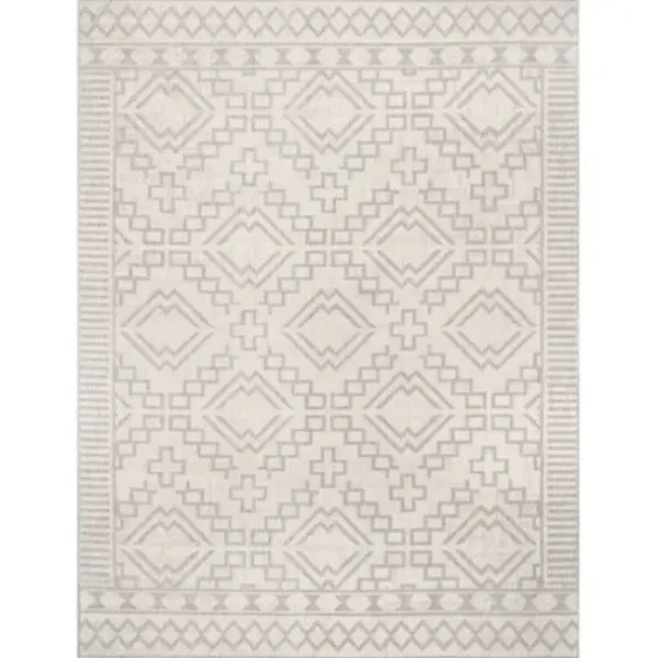 Outdoor Rugs-Kirkland's Home Natural Sand Dollar Outdoor Accent Rug Tan/Ivory