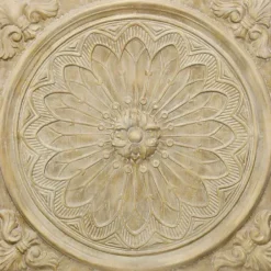 Wall Plaques-Kirkland's Home Natural Slate Metal Medallion Wall Plaque Brown
