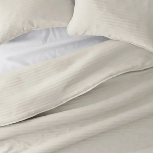 Quilts-Kirkland's Home Natural Stitched Stripes 2-Pc. Twin Quilt Set Tan/Ivory