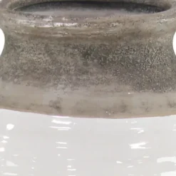 Vases-Kirkland's Home Natural Stone Two-Tone Coastal Vase Gray/White