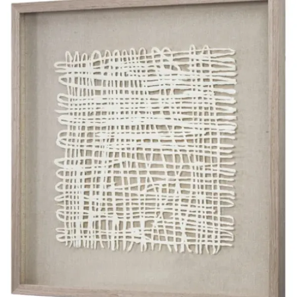 Wall Plaques-Kirkland's Home Natural String Art Wall Plaque Tan