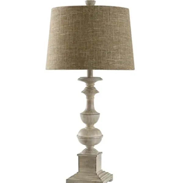 Table Lamps-Kirkland's Home Natural Traditional Farmhouse Table Lamp Tan