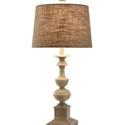 Table Lamps-Kirkland's Home Natural Traditional Farmhouse Table Lamp Tan