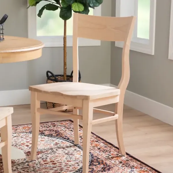Dining Chairs-Kirkland's Home Natural Wave Frame Dining Chairs, Set Of 2 Tan