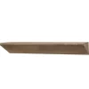 Shelves-Kirkland's Home Natural Wedge Wood Large Floating Shelf