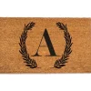 Doormats-Kirkland's Home Natural Welcome-Ish Doormat Tan/Black