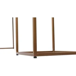 Console Tables-Kirkland's Home Natural Wood And Bronze Metal Console Table
