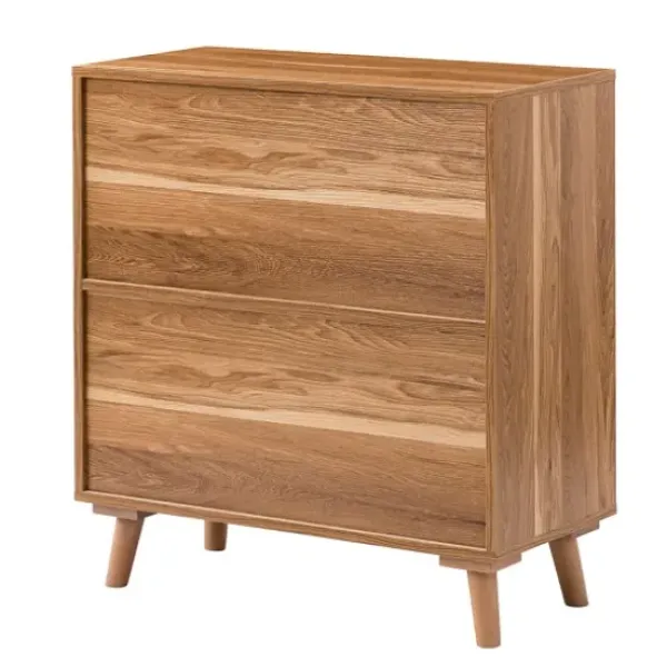 Cabinets & Sideboards-Kirkland's Home Natural Wood And Rattan 2-Door Cabinet Brown