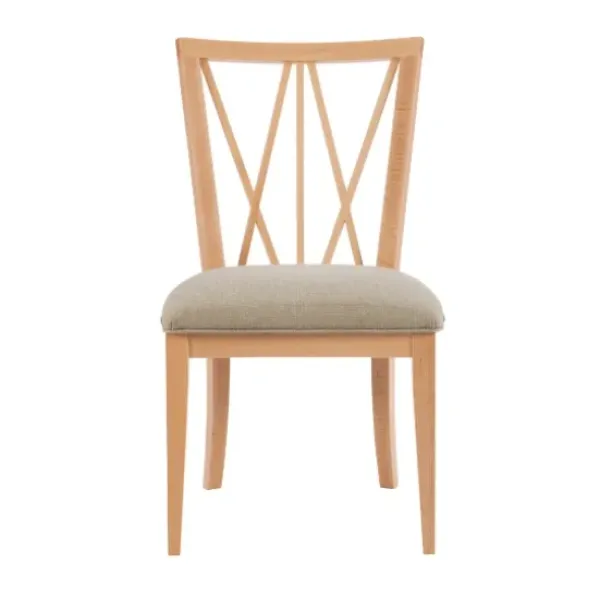 Dining Chairs-Kirkland's Home Natural Wood Architectural Dining Chairs, Set Of 2 Tan