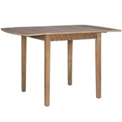 Dining Tables-Kirkland's Home Natural Wood Drop Leaf Dining Table Tan