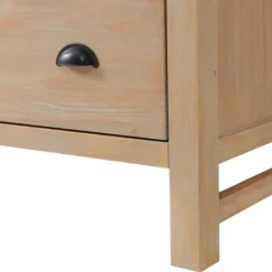 Dressers & Chests-Kirkland's Home Natural Wood Grain 6-Drawer Dresser Tan