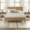 Beds & Headboards-Kirkland's Home Natural Wood Grain Panel Queen Bed Tan