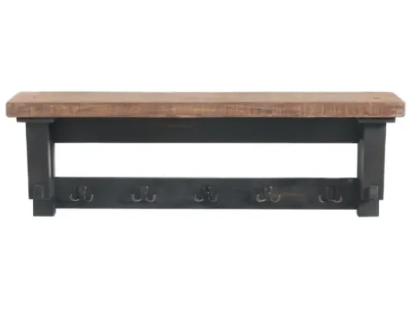 Hooks-Kirkland's Home Natural Wood Sawhorse Coat Rack
