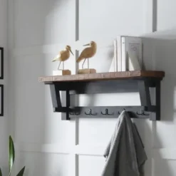 Hooks-Kirkland's Home Natural Wood Sawhorse Coat Rack
