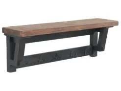 Hooks-Kirkland's Home Natural Wood Sawhorse Coat Rack