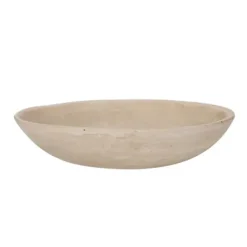 Decorative Trays-Kirkland's Home Natural Wood Scalloped Edge Decorative Tray Tan