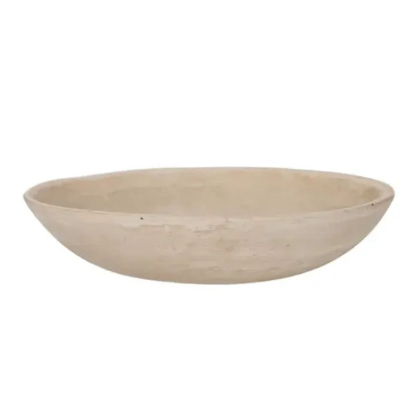 Decorative Trays-Kirkland's Home Natural Wood Scalloped Edge Decorative Tray Tan
