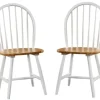 Dining Chairs-Kirkland's Home Natural Wooden Dining Chairs, Set Of 2 White