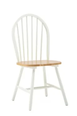 Dining Chairs-Kirkland's Home Natural Wooden Dining Chairs, Set Of 2 White