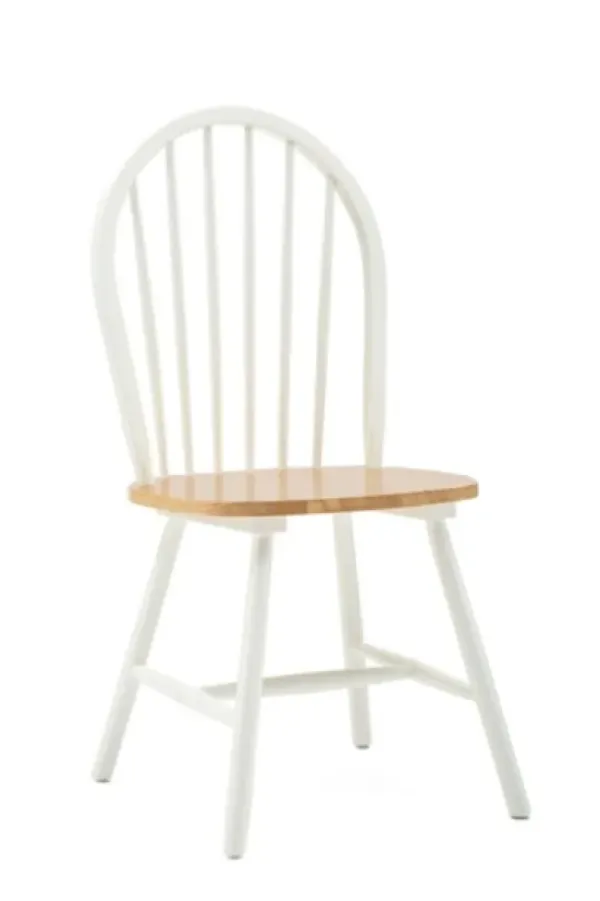 Dining Chairs-Kirkland's Home Natural Wooden Dining Chairs, Set Of 2 White