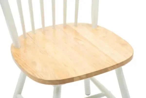 Dining Chairs-Kirkland's Home Natural Wooden Dining Chairs, Set Of 2 White