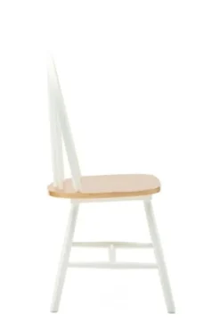 Dining Chairs-Kirkland's Home Natural Wooden Dining Chairs, Set Of 2 White