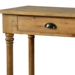 Console Tables-Kirkland's Home Natural Wooden 2-Drawer Console Table