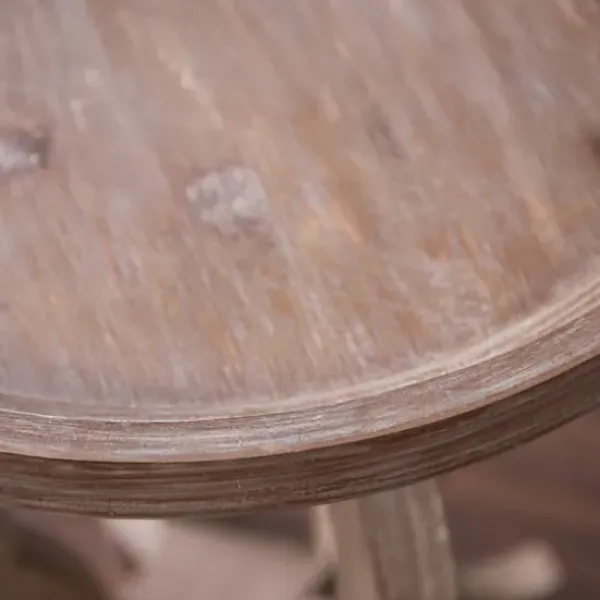 Accent & End Tables-Kirkland's Home Natural Wooden Parker Accent Table Brown