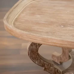 Coffee Tables-Kirkland's Home Natural Wooden Parker Coffee Table Brown