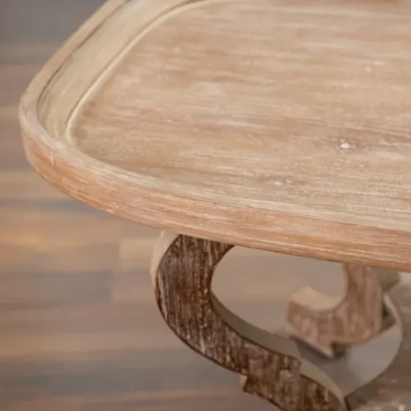 Coffee Tables-Kirkland's Home Natural Wooden Parker Coffee Table Brown