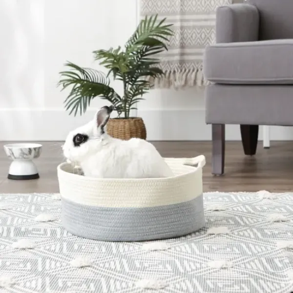 Baskets & Boxes-Kirkland's Home Natural Woven Bone Shaped Basket, 21 In. Tan