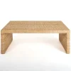 Coffee Tables-Kirkland's Home Natural Woven Rat Coffee Table Tan