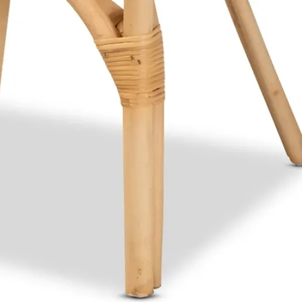 Dining Chairs-Kirkland's Home Natural Woven Rat X-Back Dining Chair Tan