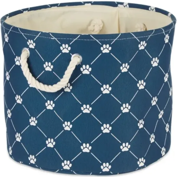 Baskets & Boxes-Kirkland's Home Natural Woven Reed And Metal Baskets, Set Of 2 Tan/Gray