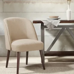 Dining Chairs-Kirkland's Home Natural Wraparound Back Dining Chair Tan