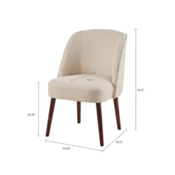 Dining Chairs-Kirkland's Home Natural Wraparound Back Dining Chair Tan