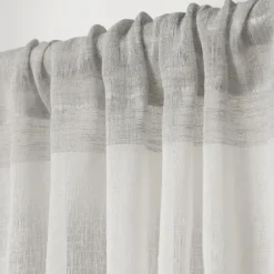 Curtains & Drapes-Kirkland's Home Navy & White Stripe Cafe Curtain Panel Set, 36 In. Blue
