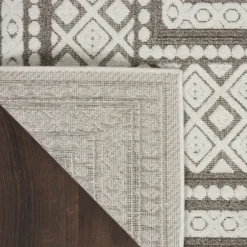 Outdoor Rugs-Kirkland's Home Navy Adelaide Trellis Outdoor Area Rug, 6X9 Blue