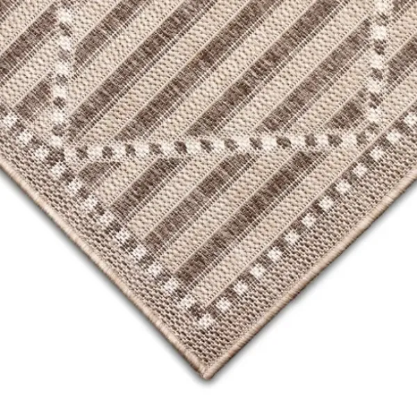 Outdoor Rugs-Kirkland's Home Navy Adelaide Woven Outdoor Area Rug, 6X9 Blue