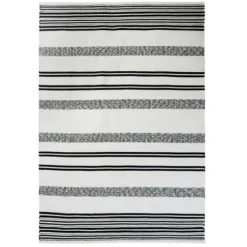 Outdoor Rugs-Kirkland's Home Navy And Green Floral Vine Outdoor Area Rug, 5X7 Blue/Green