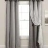 Curtains & Drapes-Kirkland's Home Navy Back Tab Blackout Curtain Panel Set, 84 In. Blue