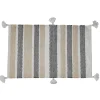 Outdoor Rugs-Kirkland's Home Navy Bold Stripe Indoor/Outdoor Area Rug, 5X7 Blue/Gray