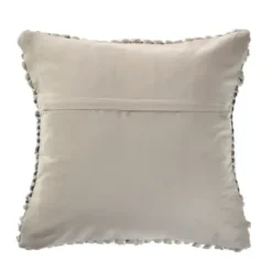 Pillows-Kirkland's Home Navy Bold Textured Pillow Blue/Ivory
