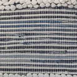 Pillows-Kirkland's Home Navy Bold Textured Pillow Blue/Ivory