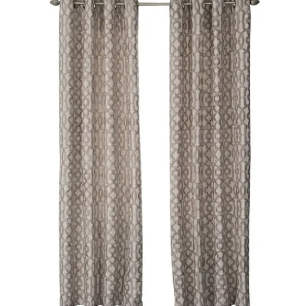 Curtains & Drapes-Kirkland's Home Navy Botanical Garden Curtain Panel Set, 95 In. Blue
