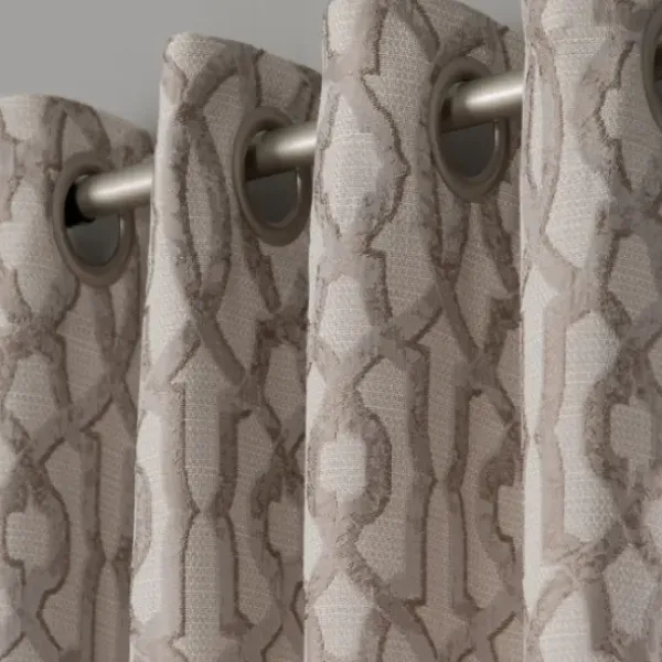 Curtains & Drapes-Kirkland's Home Navy Botanical Garden Curtain Panel Set, 95 In. Blue