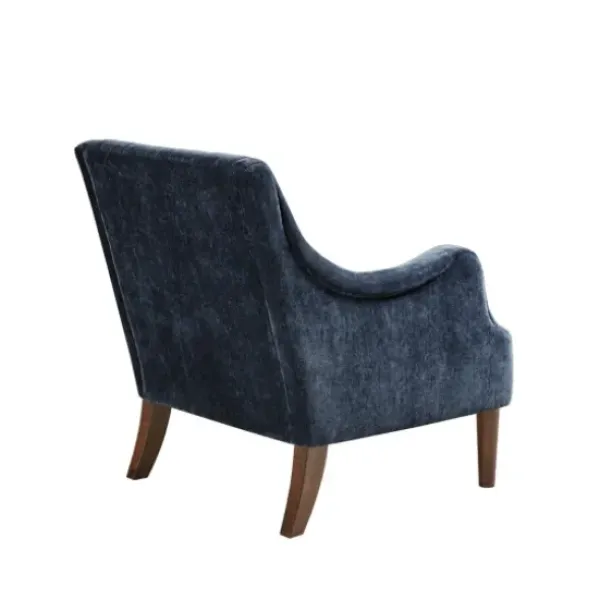 Accent Chairs-Kirkland's Home Navy Button Tufted Accent Chair Blue