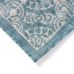 Outdoor Rugs-Kirkland's Home Navy Cabana Stripe Indoor/Outdoor Area Rug, 7X9 Blue/White