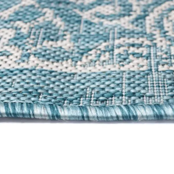 Outdoor Rugs-Kirkland's Home Navy Cabana Stripe Indoor/Outdoor Area Rug, 7X9 Blue/White